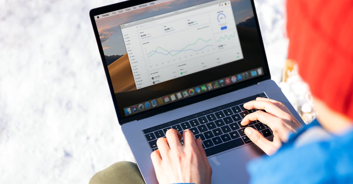 laptop analytics dashboard