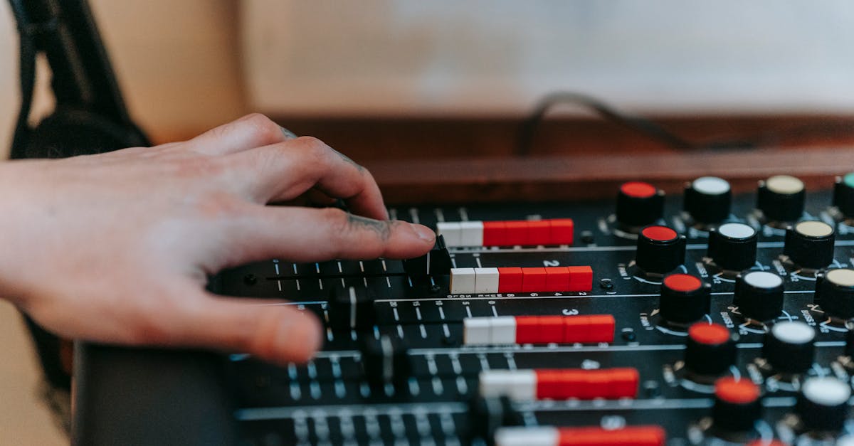 recording studio mixer