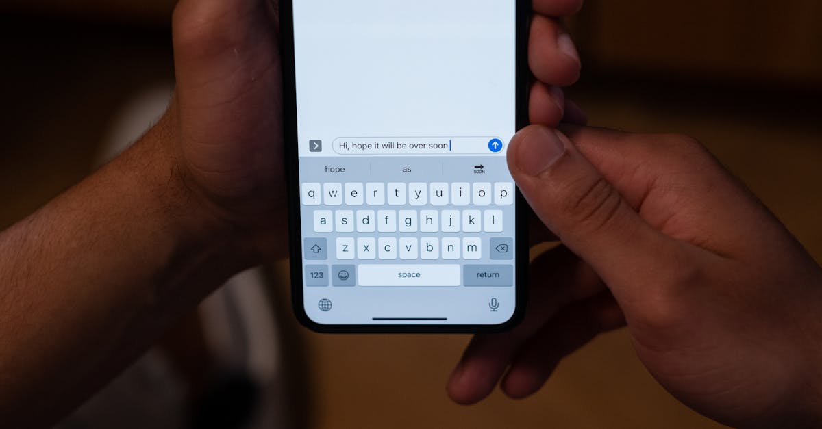 smartphone email hands