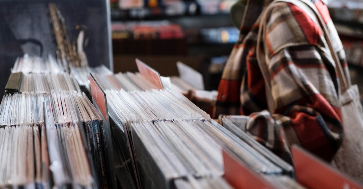vinyl records store
