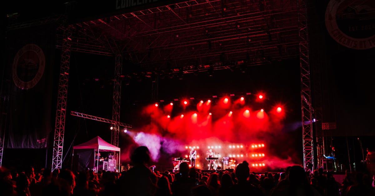 festival stage night